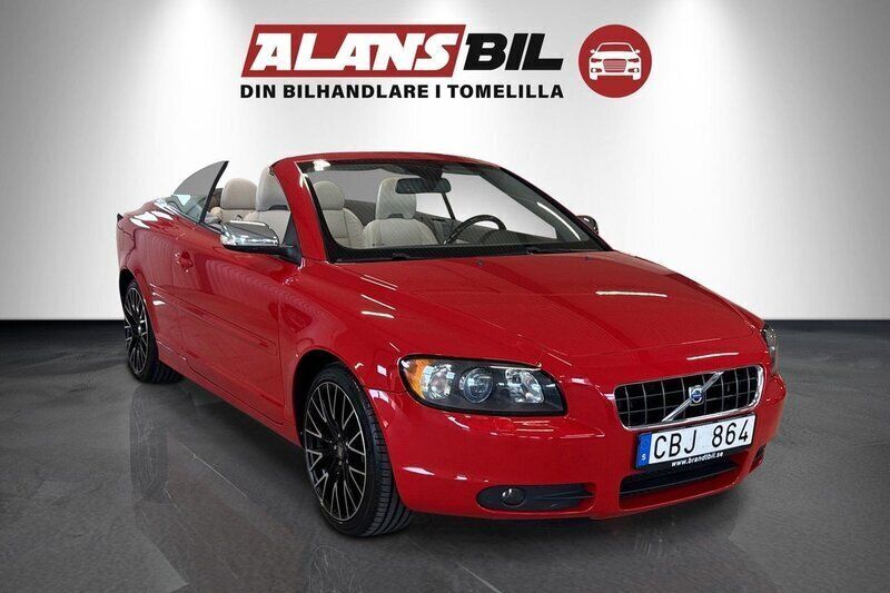 Röd Begagnad 2007 Volvo C70 Summum Cab | 109 000 kr (Marknadspris) - Bild 1/4