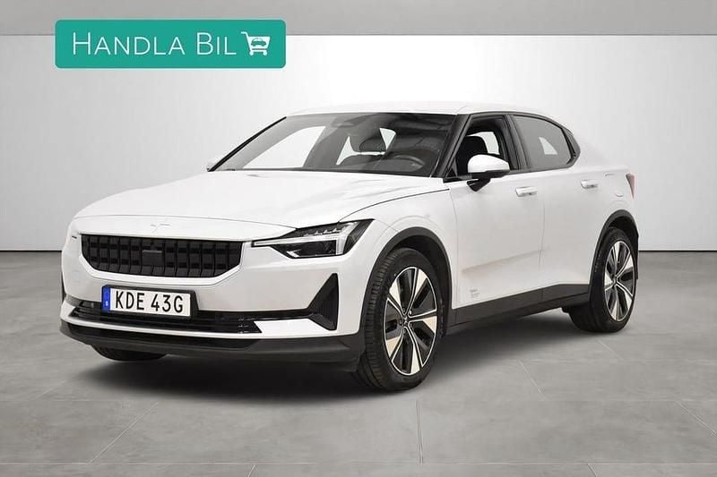 Silver Begagnad 2022 Polestar 2 Standard Range Single Motor Halvkombi | 299 700 kr (Superpris) - Bild 1/4