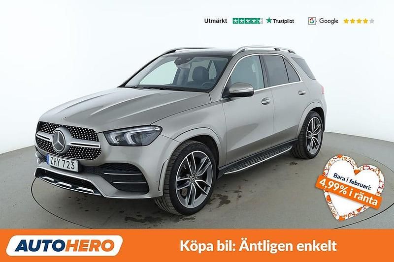 Silver Begagnad 2019 Mercedes GLE400 AMG line SUV | 614 000 kr (Marknadspris) - Bild 1/4