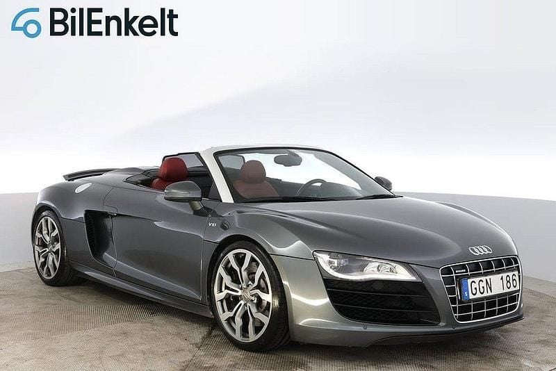 Grå Begagnad 2012 Audi R8 Spyder Cab | 819 900 kr - Bild 1/4