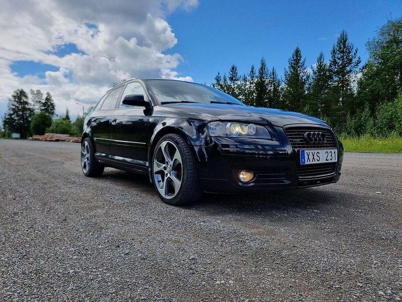 Svart Begagnad 2006 Audi A3 Sportback S-Line Halvkombi | 73 000 kr (Bra pris) - Bild 1/4