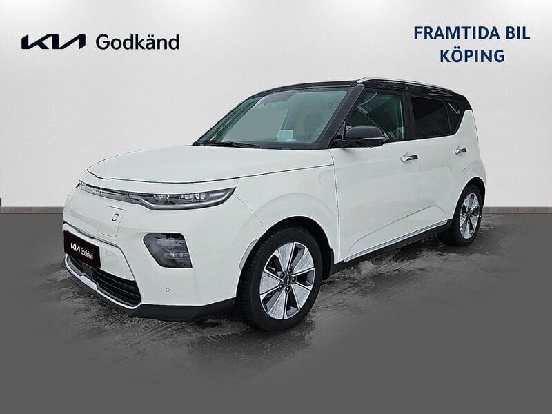 Svart Begagnad 2020 Kia Soul EV Advance SUV | 449 500 kr - Bild 1/4