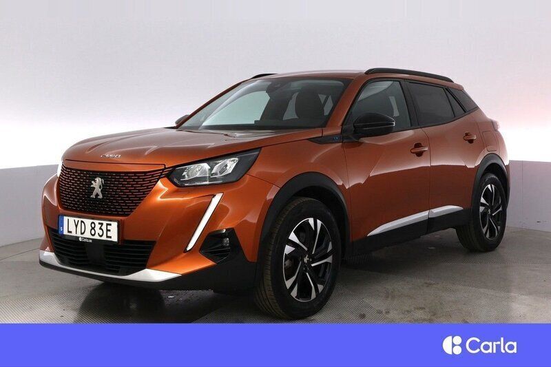 Grå Begagnad 2021 Peugeot e-2008 GTi SUV | 181 900 kr (Bra pris) - Bild 1/4