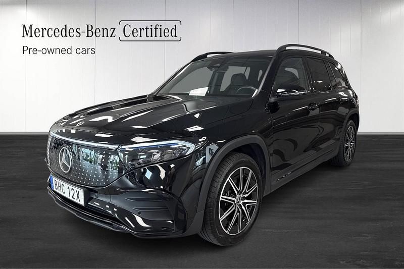 Svart (black) Begagnad 2024 Mercedes EQB300 Edition SUV | 459 900 kr (Marknadspris) - Bild 1/4
