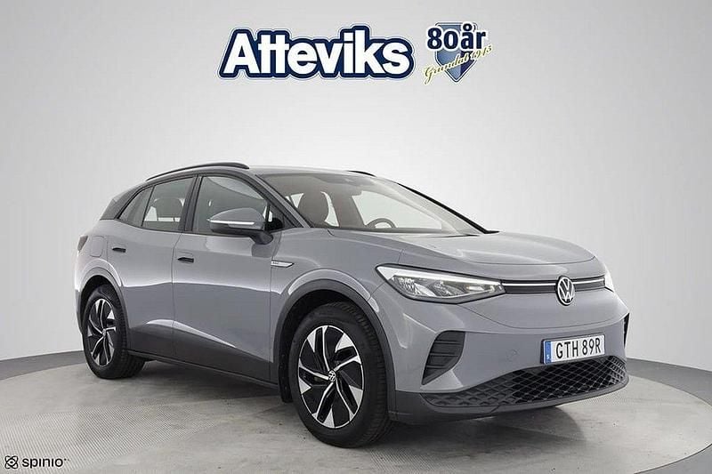 Grå Begagnad 2021 VW ID.4 Pro Performance SUV | 289 800 kr (Bra pris) - Bild 1/4