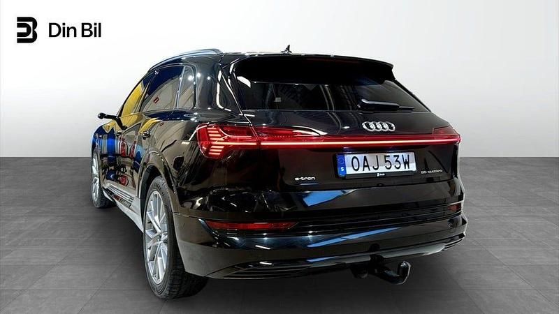 Begagnad Audi e-tron S-Line 300 kW (408 HK) 2019 Svart SUV