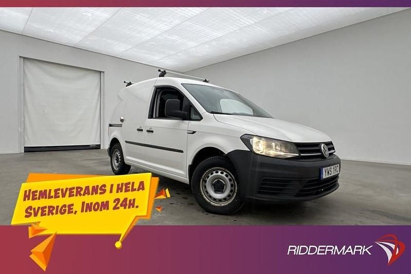 Vit Begagnad 2019 VW Caddy Minibuss | 114 800 kr (Marknadspris) - Bild 1/3