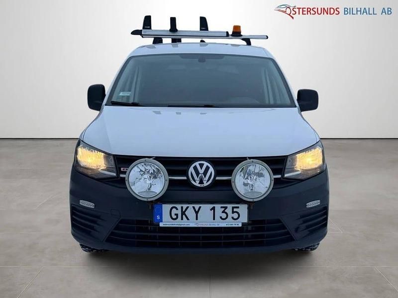 Begagnad VW Caddy 122 HK (89 kW) 2018 Vit Minibuss