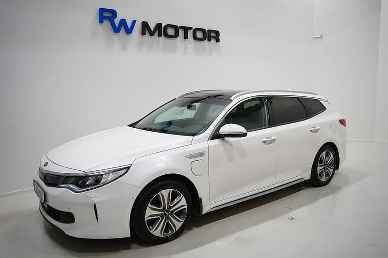 Vit Begagnad 2017 Kia Optima Advance Kombi | 149 900 kr (Marknadspris) - Bild 1/4
