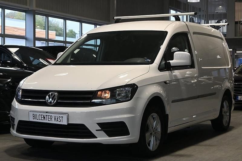 Vit Begagnad 2017 VW Caddy Maxi Minibuss | 149 000 kr (Dyr) - Bild 1/4