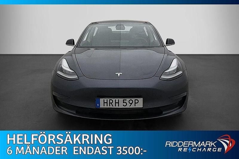 Begagnad Tesla Model 3 Standard Range Plus 239 kW (325 HK) 2019 Grå Sedan