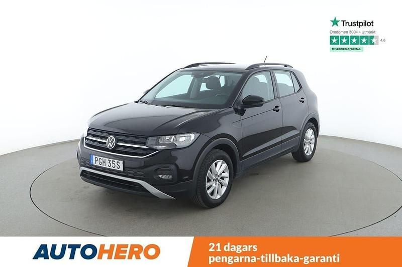 Svart Begagnad 2020 VW T-Cross Life SUV | 180 000 kr (Marknadspris) - Bild 1/4