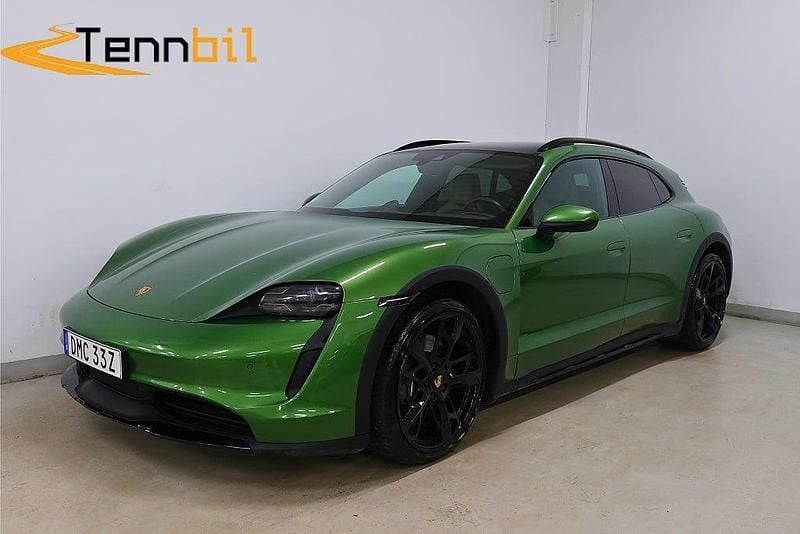 Begagnad Porsche Taycan Cross Turismo 319 kW (435 HK) 2022 Grön Kombi