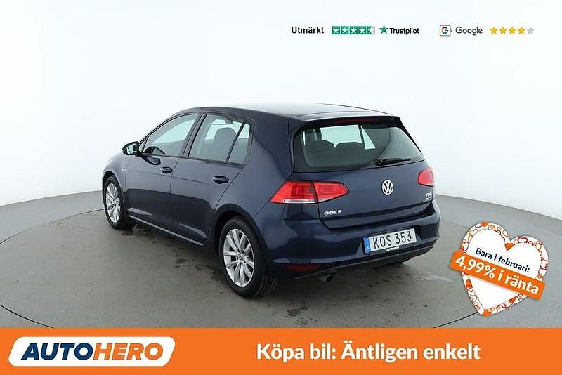 Begagnad VW Golf VII 112 HK (82 kW) 2014 Mörkblå Halvkombi