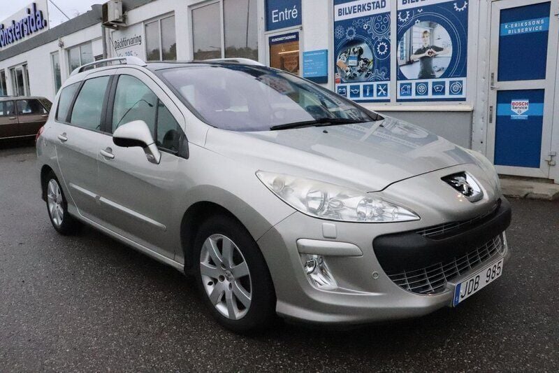 Grå Begagnad 2008 Peugeot 308 Kombi | 59 500 kr (Lite dyr) - Bild 1/4