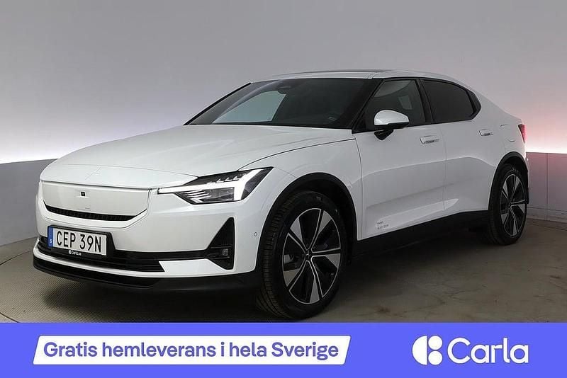 Begagnad Polestar 2 Pilot 219 kW (299 HK) 2023 Vit Halvkombi