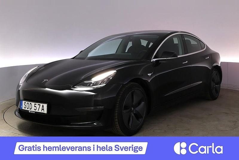 Begagnad Tesla Model 3 Long Range AWD 366 kW (498 HK) 2019 Svart Sedan