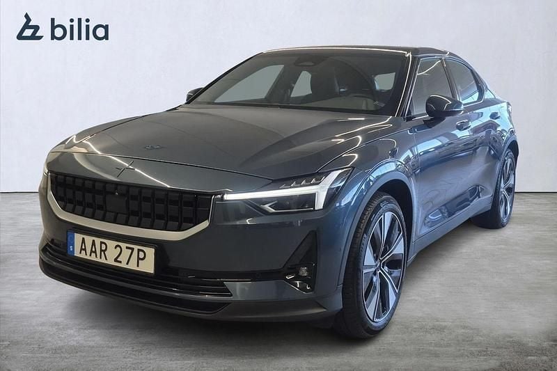 Mörkblå Begagnad 2023 Polestar 2 Long Range Single Motor Halvkombi | 339 000 kr (Bra pris) - Bild 1/3