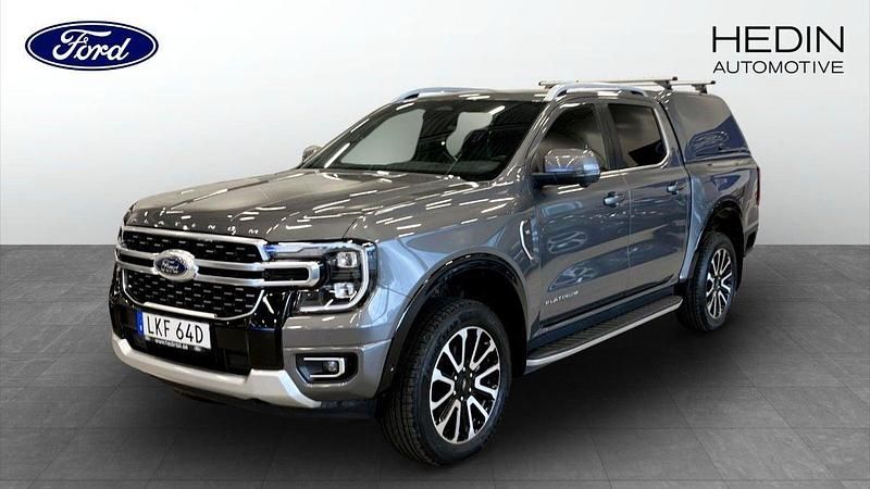 Grå Begagnad 2023 Ford Ranger Platinum Pickup | 649 000 kr (Dyr) - Bild 1/4