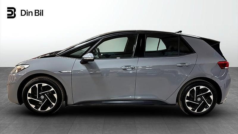 Begagnad VW ID.3 Pro 150 kW (204 HK) 2020 Grå Halvkombi