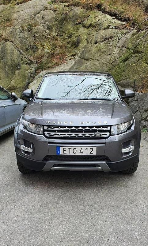Grå Begagnad 2015 Land Rover Range Rover evoque Pure SUV | 189 000 kr (Marknadspris) - Bild 1/4