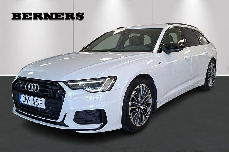 Vit Begagnad 2021 Audi A6 S-Line Kombi | 389 900 kr (Bra pris) - Bild 1/4
