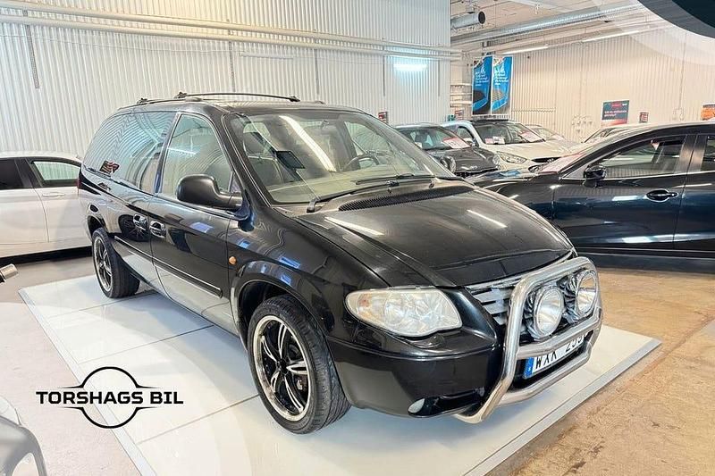 Svart Begagnad 2005 Chrysler Grand Voyager Minibuss | 39 900 kr (Dyr) - Bild 1/3