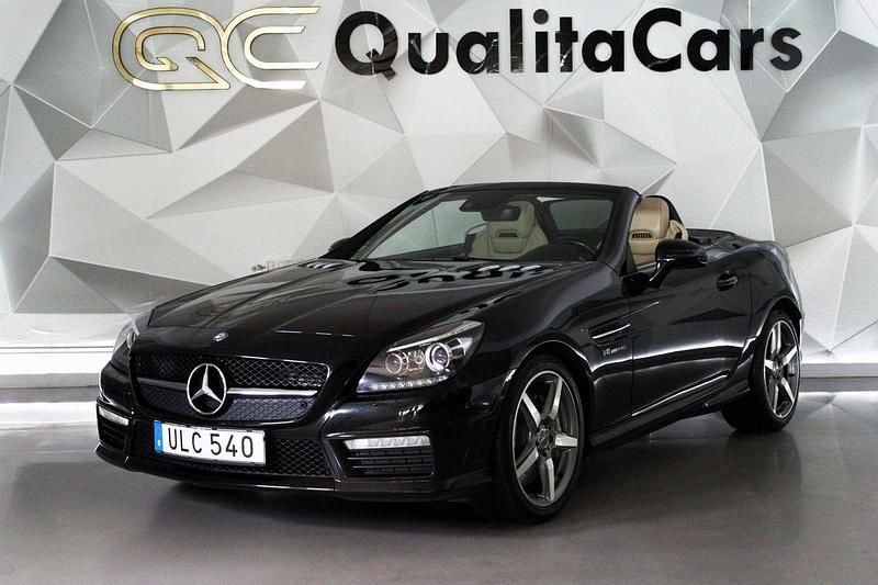 Svart Begagnad 2013 Mercedes SLK55 AMG AMG Cab | 489 900 kr - Bild 1/4