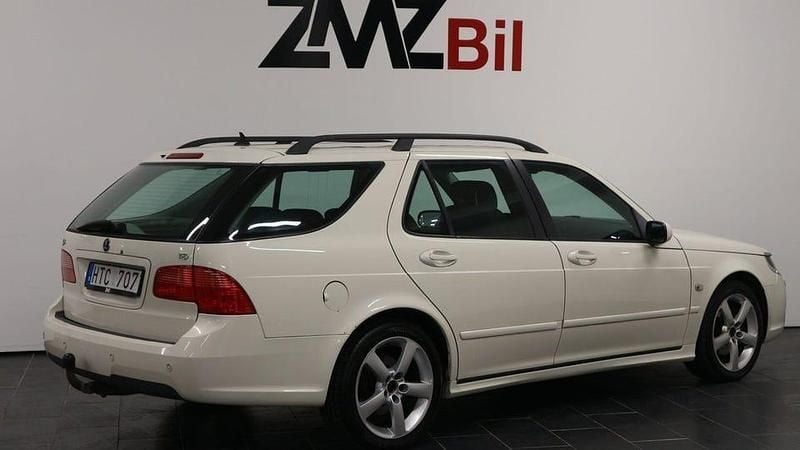 Begagnad Saab 9-5 Linear 150 HK (110 kW) 2008 Vit Kombi