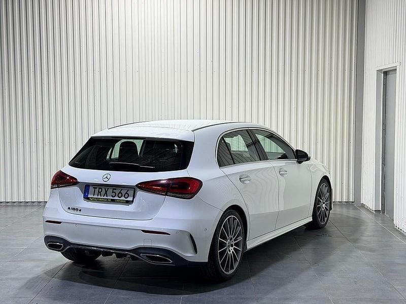Begagnad Mercedes A180 AMG 116 HK (85 kW) 2018 Vit Halvkombi