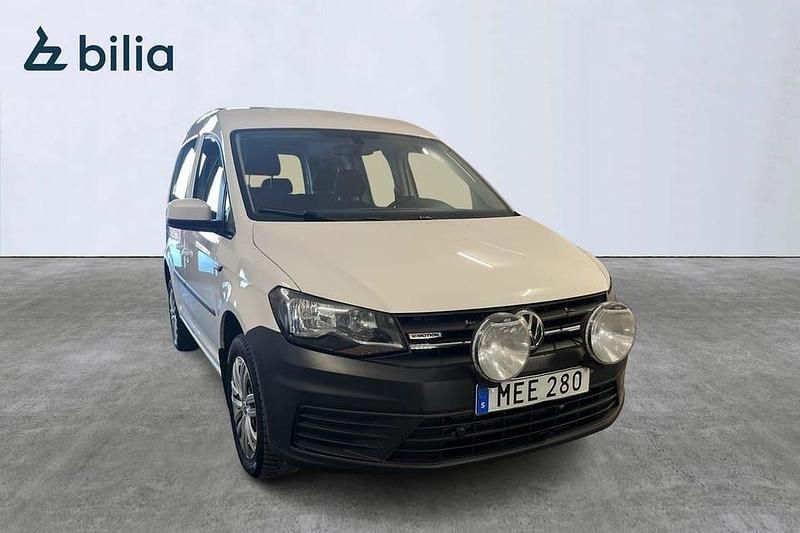 Begagnad VW Caddy 124 HK (91 kW) 2016 Vit Minibuss