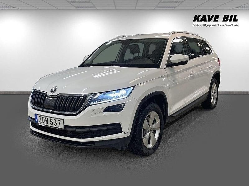 Vit Begagnad 2018 Skoda Kodiaq Business Line SUV | 259 900 kr (Marknadspris) - Bild 1/3