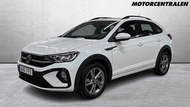 Vit Begagnad 2023 VW Taigo R-line SUV | 269 000 kr (Lite dyr) - Bild 1/4