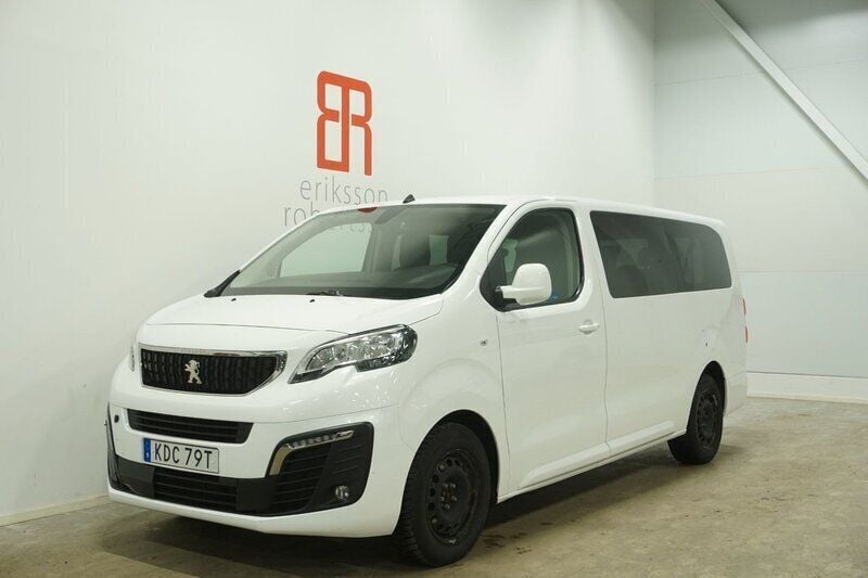 Vit Begagnad 2019 Peugeot Traveller Minibuss | 259 900 kr (Marknadspris) - Bild 1/4