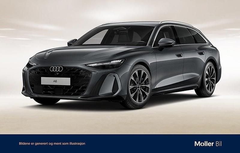 Grå Ny 2026 Audi A6 Kombi | 729 000 kr - Bild 1/4