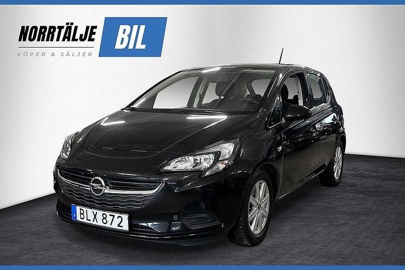 Begagnad Opel Corsa Enjoy 90 HK (66 kW) 2016 Svart Halvkombi