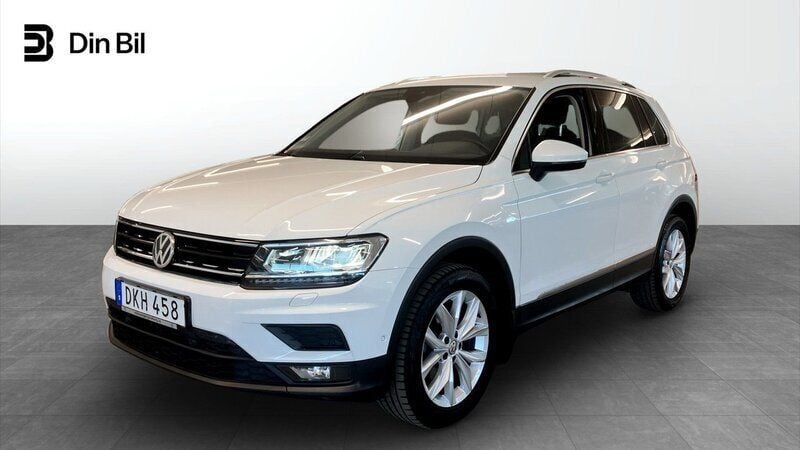 Vit Begagnad 2018 VW Tiguan SUV | 229 900 kr (Superpris) - Bild 1/4