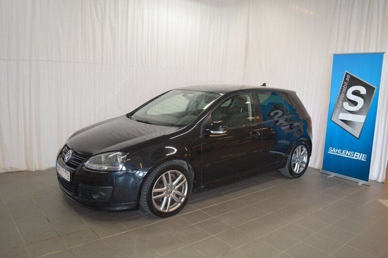 Svart Begagnad 2008 VW Golf VI GT Halvkombi | 56 000 kr (Bra pris) - Bild 1/4