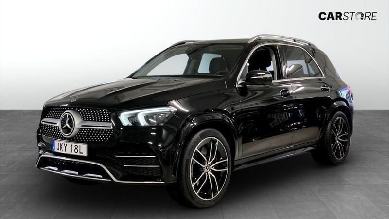 Svart Begagnad 2021 Mercedes GLE450 AMG AMG line Kombi | 689 900 kr (Bra pris) - Bild 1/4