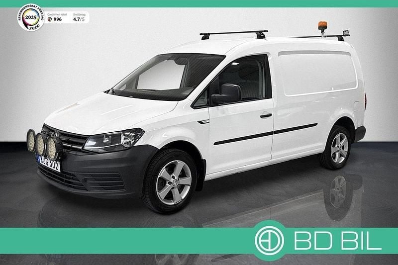 Vit Begagnad 2016 VW Caddy Maxi Minibuss | 99 900 kr (Bra pris) - Bild 1/3