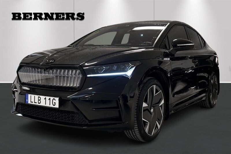 Svart Begagnad 2022 Skoda Enyaq iV RS SUV | 479 900 kr (Bra pris) - Bild 1/4