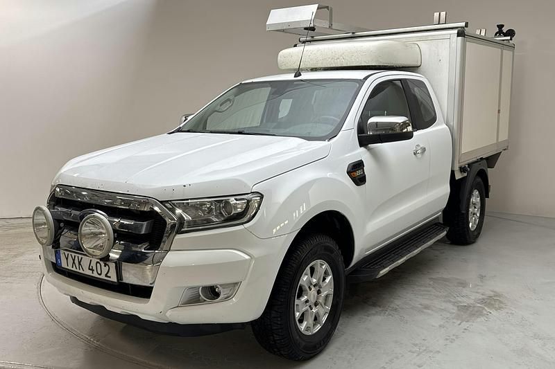 Vit Begagnad 2018 Ford Ranger Pickup | 189 000 kr (Marknadspris) - Bild 1/4