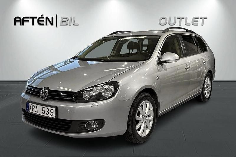 Ljusblå Begagnad 2010 VW Golf Kombi | 59 800 kr (Marknadspris) - Bild 1/3