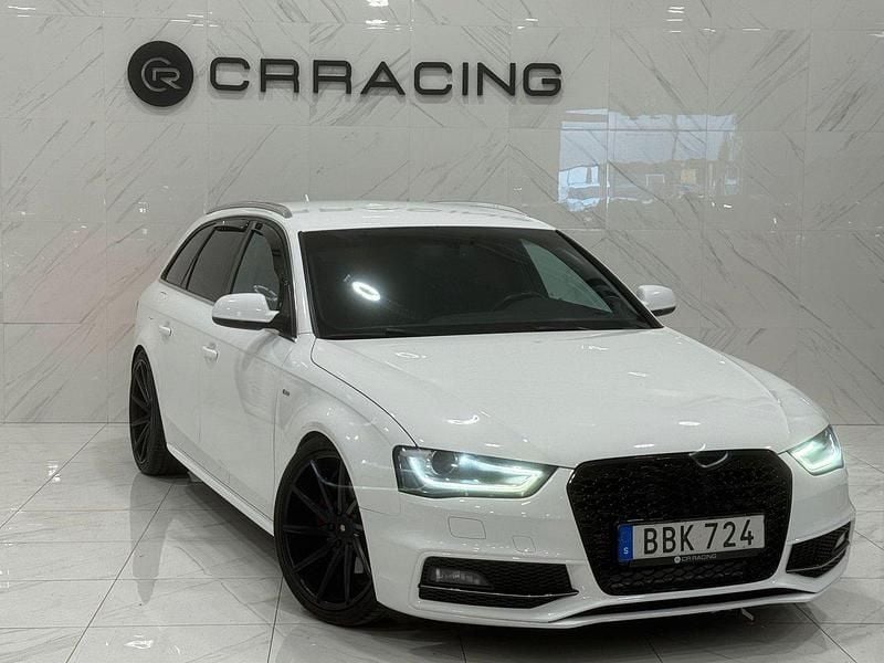 Vit Begagnad 2014 Audi A4 S-Line Kombi | 94 900 kr (Marknadspris) - Bild 1/4