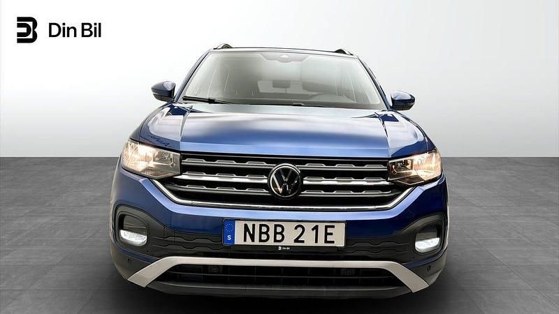 Begagnad VW T-Cross Comfortline 95 HK (69 kW) 2022 Blå SUV
