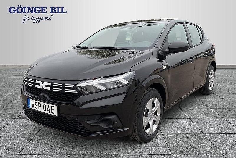Svart Ny 2025 Dacia Sandero Essentiel Halvkombi | 202 200 kr (Marknadspris) - Bild 1/3