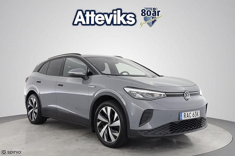 Grå Begagnad 2022 VW ID.4 Pro Performance SUV | 299 900 kr (Bra pris) - Bild 1/3