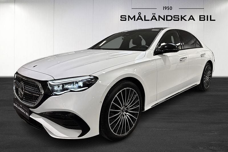 Vit Begagnad 2024 Mercedes E300 AMG Line Premium Plus Sedan | 849 000 kr - Bild 1/4
