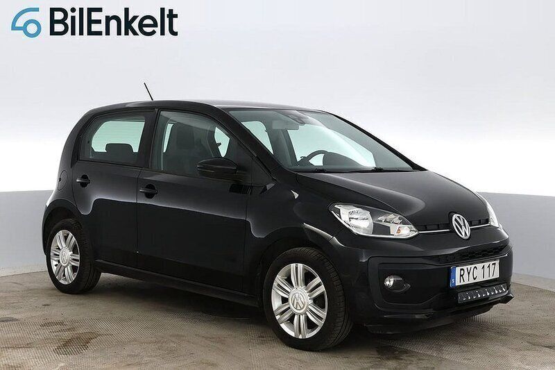 Svart Begagnad 2016 VW up! high up! Halvkombi | 74 900 kr (Marknadspris) - Bild 1/4