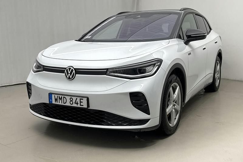 Vit Begagnad 2023 VW ID.4 GTX SUV | 314 900 kr (Superpris) - Bild 1/4